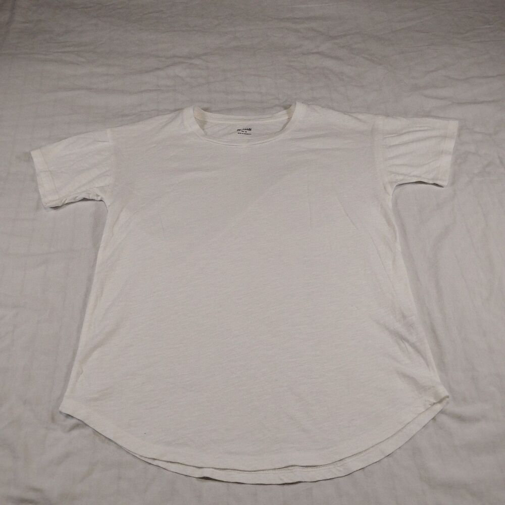 Madewell Whisper Cotton Short Sleeve Tee Size Small White - Picture 2 of 8
